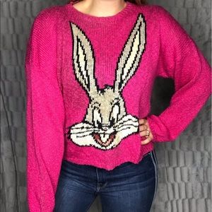 8s Looney Tunes Bugs Bunny Knit Sweater 